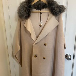 Women’s cape throw on